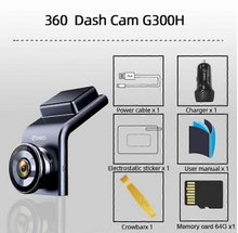 Load image into Gallery viewer, 360 Dash Cam G300H Car DVR 1296P HD Night Vision WiFi

