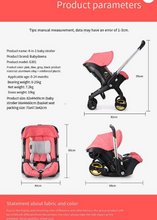 Load image into Gallery viewer, Versatile 4-in-1 Baby Stroller – Model ETAQY01
