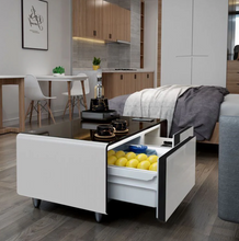 تحميل الصورة إلى عارض المعرض، Smart Coffee Table with Built-in Fridge &amp; Wireless Charging
