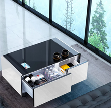 تحميل الصورة إلى عارض المعرض، Smart Coffee Table with Built-in Fridge &amp; Wireless Charging
