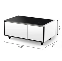 تحميل الصورة إلى عارض المعرض، Smart Coffee Table with Built-in Fridge &amp; Wireless Charging
