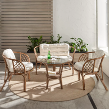 تحميل الصورة إلى عارض المعرض، 4-Seater Outdoor Lounge Set with Table – For Modern Décor
