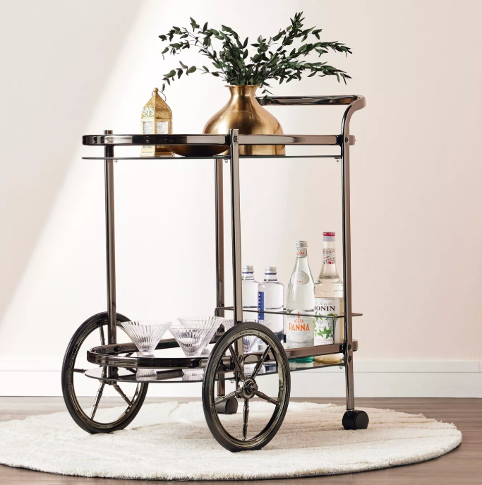 Modern Serving Trolley for Bottles & Drinks – For Dining Spaces