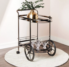 Load image into Gallery viewer, Modern Serving Trolley for Bottles &amp; Drinks – For Dining Spaces
