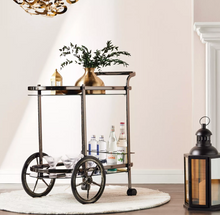Load image into Gallery viewer, Modern Serving Trolley for Bottles &amp; Drinks – For Dining Spaces
