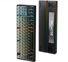Load image into Gallery viewer, MCHOSE K87 80% RGB Tri-Mode Mechanical Gaming Keyboard - Black
