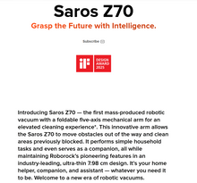 Load image into Gallery viewer, Roborock Saros Z70
