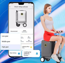 Load image into Gallery viewer, Airwheel SE3SL Electric Scooter Suitcase – Silver/Black
