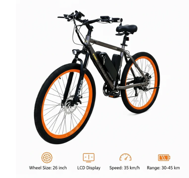 City Electric Mountain Bike 26 inch-For Commercial Delivery