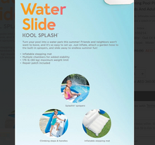 Load image into Gallery viewer, Intex Kool Splash Inflatable Water Slide Swimming Pool Play Age 6+
