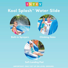 Load image into Gallery viewer, Intex Kool Splash Inflatable Water Slide Swimming Pool Play Age 6+
