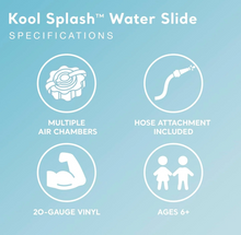Load image into Gallery viewer, Intex Kool Splash Inflatable Water Slide Swimming Pool Play Age 6+
