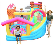 Load image into Gallery viewer, Flobo Ice Cream Bouncy House Castle for kids 310X280X225cm
