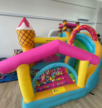 Load image into Gallery viewer, Flobo Ice Cream Bouncy House Castle for kids 310X280X225cm
