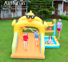 Load image into Gallery viewer, Flobo Little Duckling Bouncy House Castle for kids 340 x 337 x 225cm
