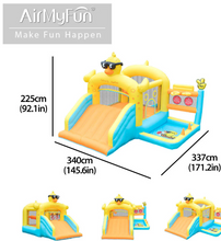 Load image into Gallery viewer, Flobo Little Duckling Bouncy House Castle for kids 340 x 337 x 225cm
