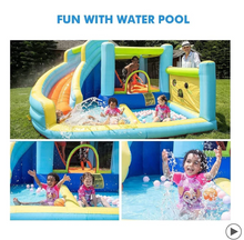 Load image into Gallery viewer, Flobo Water Park 7-in-1 Bouncy Castle for Kids – 360 x 340 x 218cm
