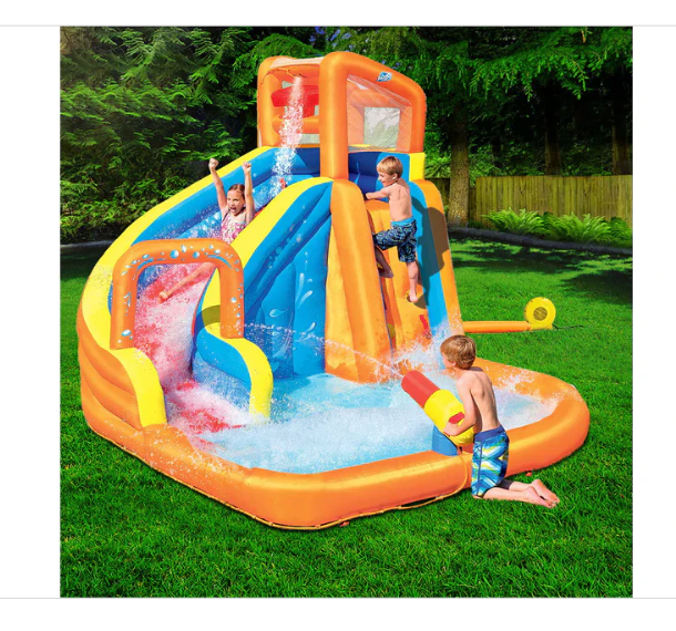 Flobo Water Park Bouncy Castle for Kids (365 x 320 x 270 cm)