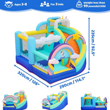 Load image into Gallery viewer, Flobo Unicorn Bouncy Castle for Kids (320 x 290 x 235 cm)
