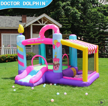 Load image into Gallery viewer, Flobo Doughnuts Bouncy Castle For Kids 290 x 270 x 220cm
