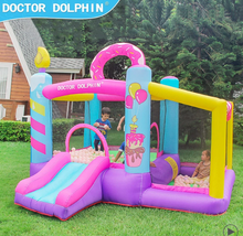 Load image into Gallery viewer, Flobo Doughnuts Bouncy Castle For Kids 290 x 270 x 220cm

