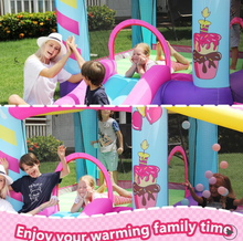 Load image into Gallery viewer, Flobo Doughnuts Bouncy Castle For Kids 290 x 270 x 220cm

