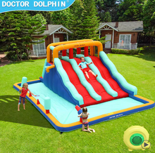 Load image into Gallery viewer, Flobo Water Slides Bouncy Castle for Kids – 580 x 400 x 220 cm
