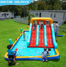Load image into Gallery viewer, Flobo Water Slides Bouncy Castle for Kids – 580 x 400 x 220 cm
