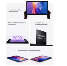 Load image into Gallery viewer, Xiaomi Redmi Pad 2 8 GB RAM + 256 GB WiFi Tablet 11″ 2.5K 90 Hz Display Helio G100‑Ultra  Hypers 2
