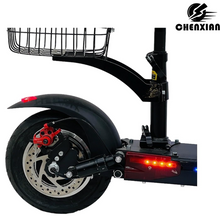 تحميل الصورة إلى عارض المعرض، Chenxian Foldable Kick Scooter with Seat &amp; Rear Basket
