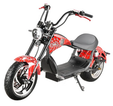 Load image into Gallery viewer, X1 HARLEY Electric Bike Fat Tyre with Bag 60V 12Ah Banner
