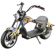 Load image into Gallery viewer, X1 HARLEY Electric Bike Fat Tyre with Bag 60V 12Ah Banner
