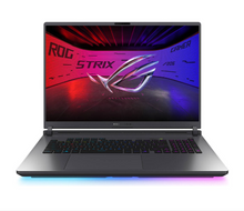 تحميل الصورة إلى عارض المعرض، ASUS ROG STRIX G18 (Intel Core i9-14900HX, 8GB RTX 5070, 32GB RAM, 1TB SSD, 18&quot; WQXGA 240Hz, Win11 Home) Laptop Gaming - Black

