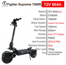 Load image into Gallery viewer, TEVERUN Fighter Supreme 7260R V3 Electric Scooter 2025 Version
