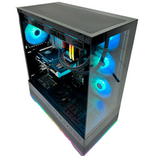 Load image into Gallery viewer, Kiyo Pano Gaming PC (Intel Core i9-14900K CPU, RTX 5070 2X OC 12GB GPU, 32GB RAM)
