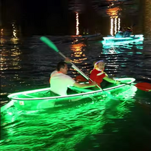 Load image into Gallery viewer, Lighting Transparent 2-Person Kayak Canoe Rowing Kayak Boats Day night Use Transparent Canoe Kayak
