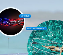 Load image into Gallery viewer, Lighting Transparent 2-Person Kayak Canoe Rowing Kayak Boats Day night Use Transparent Canoe Kayak
