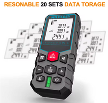 تحميل الصورة إلى عارض المعرض، MILESEEY X5 Laser Tape Measure 40M Laser Distance High Precision Multiple Functions Electronic Ruler
