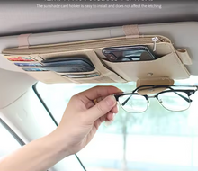 Load image into Gallery viewer, Car Sun Visor Organizer, Sunglasses Holder, Truck Accessories, Interior Organizer
