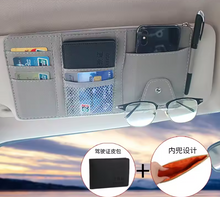 Load image into Gallery viewer, Car Sun Visor Organizer, Sunglasses Holder, Truck Accessories, Interior Organizer
