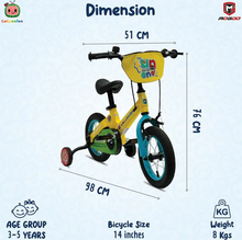 Load image into Gallery viewer, Mogoo Cocomelon Magnesium Play Kids Bike Age 3-5 Years
