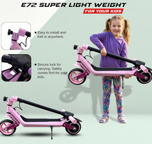 Load image into Gallery viewer, Kids Electric Scooter with Dual-Shock LED Display,E-72 Age6-14 years
