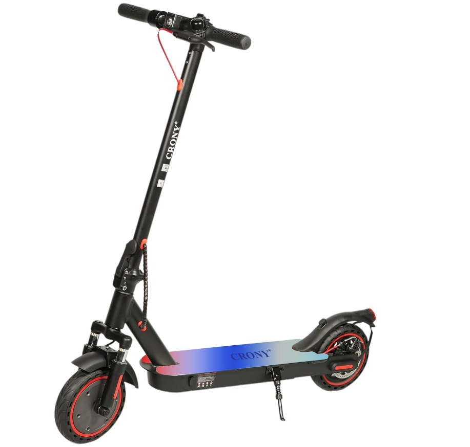 M365 Foldable Commuter Electric Scooter with Front Suspension 7-Colors LED Deck Lights,