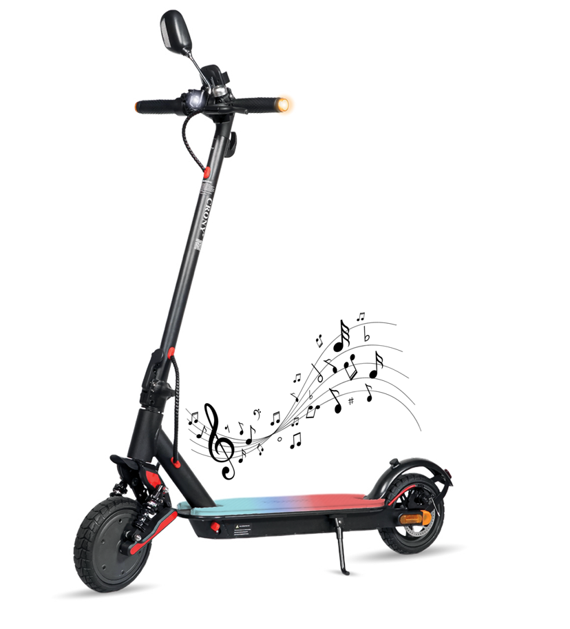XM M365 High Configuration Electric scooter with deck lights suspension Bluetooth music rear view mirror