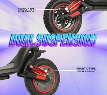 تحميل الصورة إلى عارض المعرض، XM M365 High Configuration Electric scooter 36V 10Ah 500W suspension Lights Bluetooth music rear view mirror
