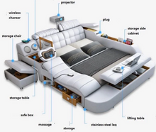 تحميل الصورة إلى عارض المعرض، Smart Bed King Size 180x200
