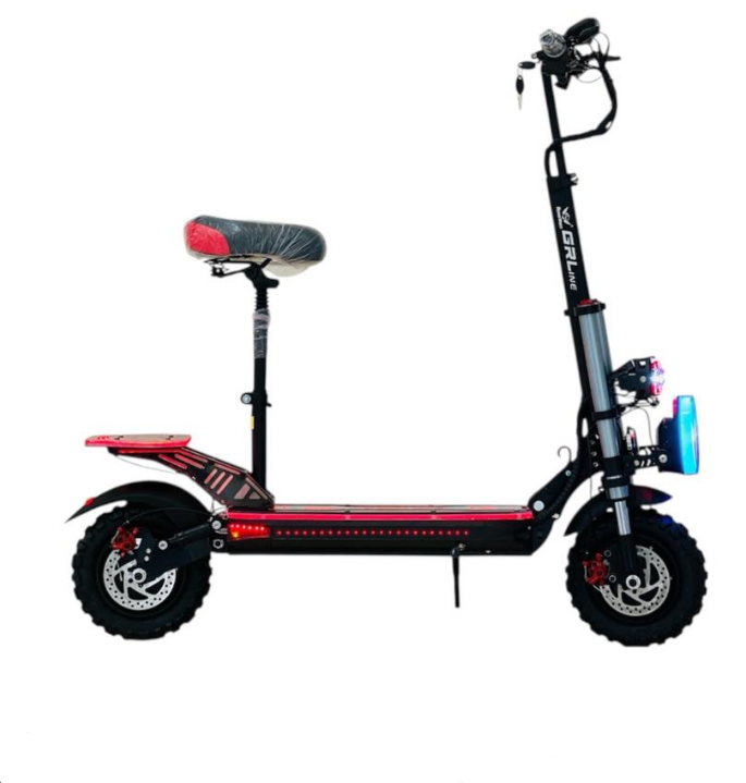 S4 Plus GR Line Electric Scooter 48V 20Ah 2000W Dual Motor With Lighting Board -2025 New