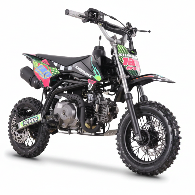 Sport 130 Mini Dirt Gas Bike 110cc For Kids Age 8-16