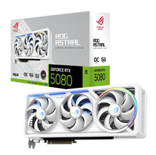 Load image into Gallery viewer, ASUS ROG Astral GeForce RTX 5080 WHITE OC Edition 16GB – GDDR7 256-Bit Memory
