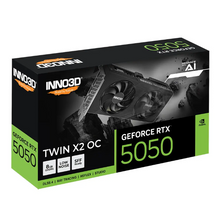 Load image into Gallery viewer, INNO3D GeForce RTX 5050 Twin X2 8GB – GDDR6
